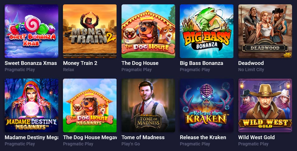 Roobet casino home page